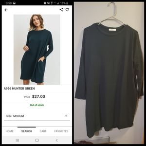 Shift Dress with Pockets